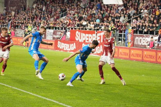 Rapid - Universitatea Craiova 1-2. Oaspeții se impun cu golul lui Alexandru Crețu din al șaselea minut de prelungire