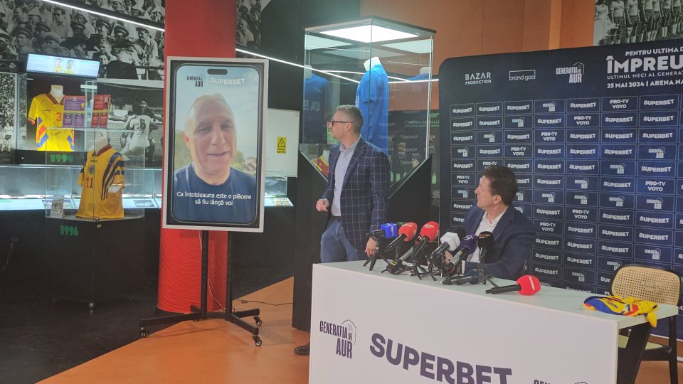 Gică Popescu se bucură pentru venirea în România a lui Hristo Stoichkov, fostul său coleg de la Barcelona
