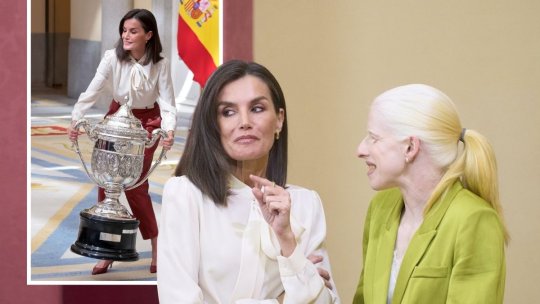 Regina Letizia a Spaniei a oferit imaginile zilei! Cum a fost surprinsă la evenimentul de la Palatul Regal El Pardo
