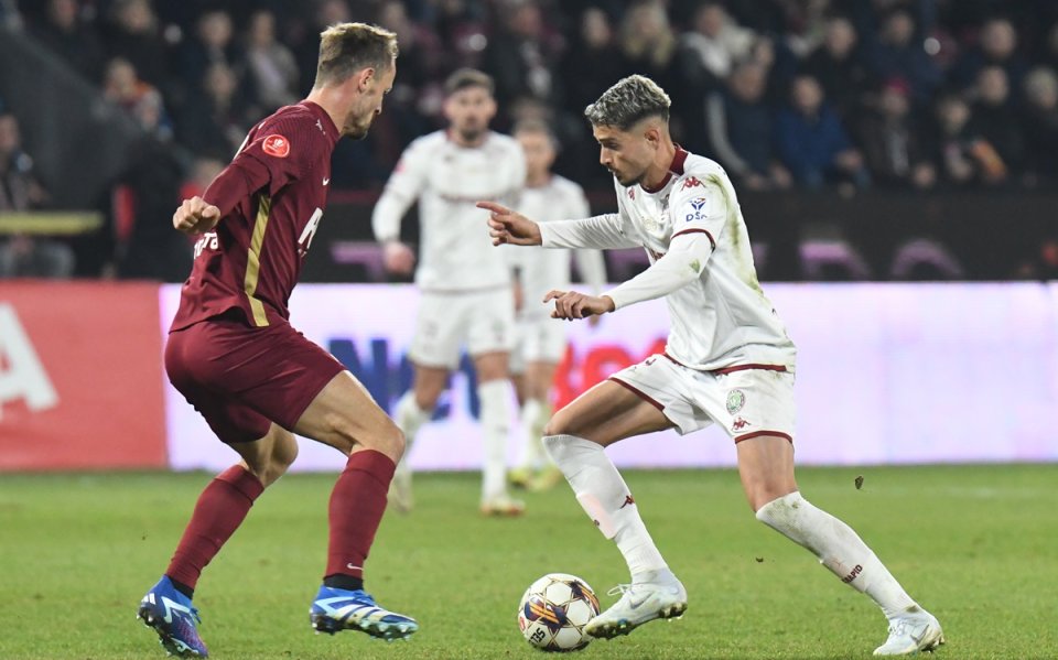 Rapid s-a impus în ultimul duel cu CFR Cluj, 1-0, pe 10 februarie.