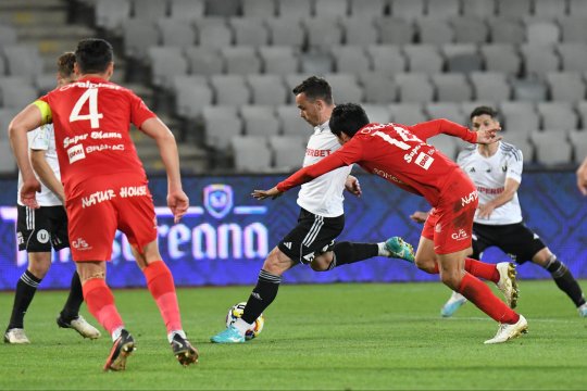 FC Hermannstadt – U Cluj 1-1. Oaspeții au egalat la ultima fază, grație unei execuții de vis a lui Daniel Popa