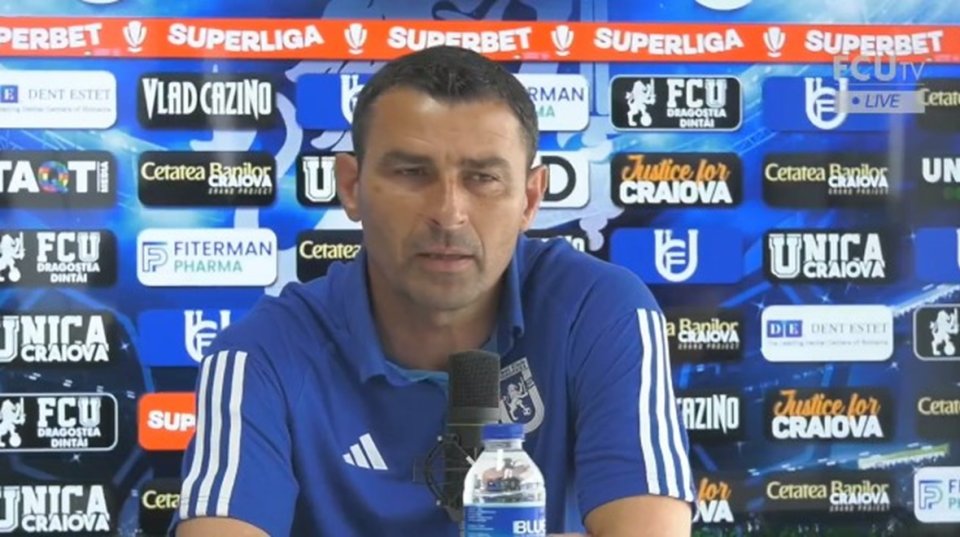 FCU Craiova se clasează pe locul 14 în Superliga