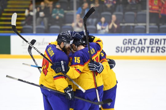 România, victorie împotriva Ungariei la Campionatul Mondial de hochei pe gheață