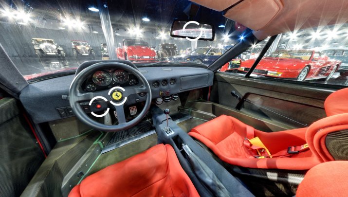 Ion Țiriac deține un Ferrari F40, unul dintre cele mai râvnite modele făcute de producătorul italian