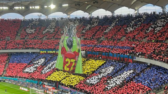 FCSB, scenografie specială după câștigarea titlului la partida cu CFR Cluj