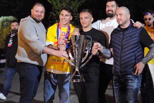 De la Ateneu, la club. Campionii de la FCSB s-au dus să petreacă până dimineața