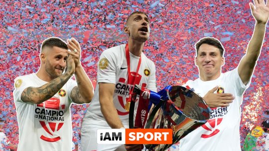 Bucuria FCSB-ului în 20 de imagini. Cele mai tari poze de la sărbătoarea campionilor