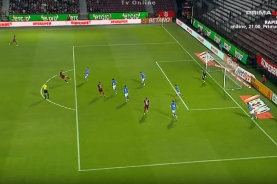 Ca în vremurile bune! CFR punctează și la spectacol după revenirea lui Dan Petrescu. Faza superbă prin care fosta campioană a fost îngenuncheată