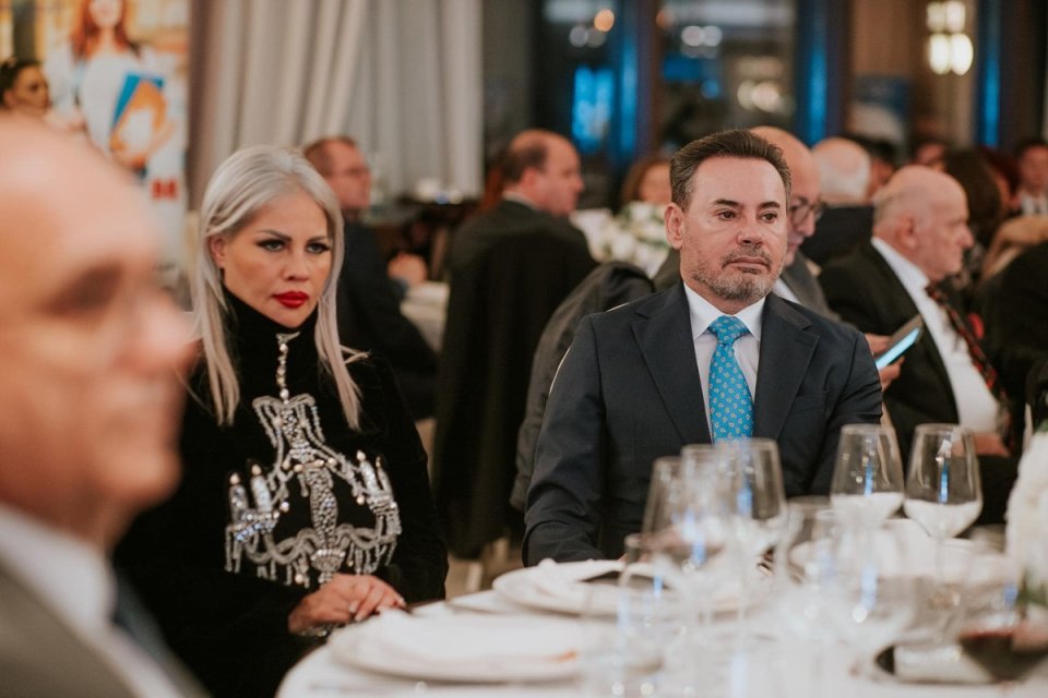 Gheorghe Falcă, alături de soția sa, Ela
