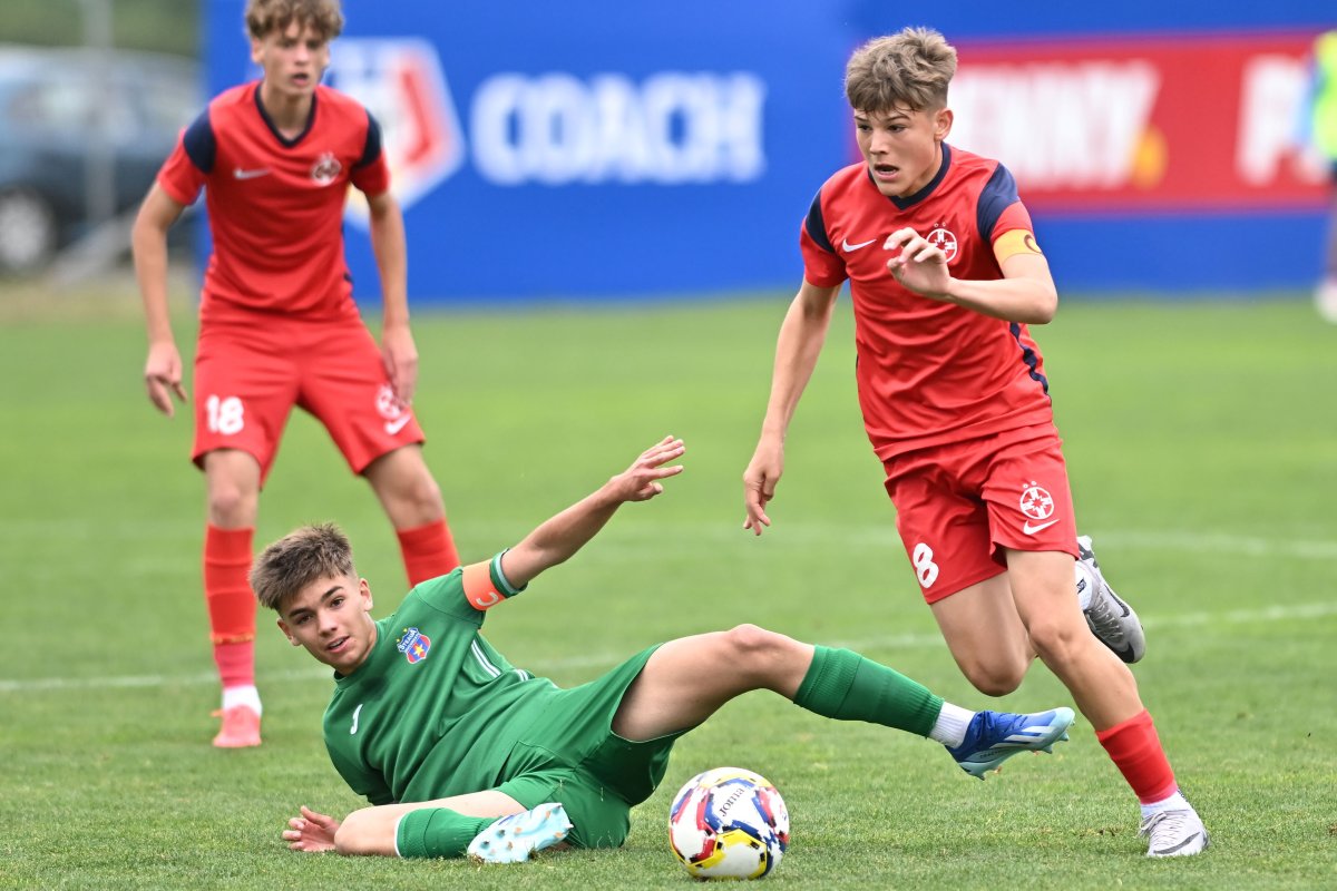 FCSB U15 vs. CSA Steaua U15, finala mare a Ligii Elitelor U15, meci desfășurat pe Terenul central de iarba din cadrul Centrului Național de Fotbal din Buftea,19 mai 2024