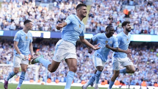 Manchester City a câștigat titlul în Premier League! Trupa lui Guardiola a făcut istorie în Anglia după ce a cucerit al 4-lea trofeu consecutiv