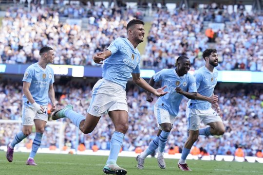 Manchester City a câștigat titlul în Premier League! Trupa lui Guardiola a făcut istorie în Anglia după ce a cucerit al 4-lea trofeu consecutiv