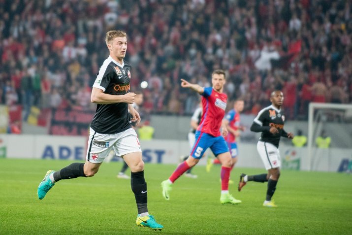 Daniel Popa în tricoul celor de la Dinamo