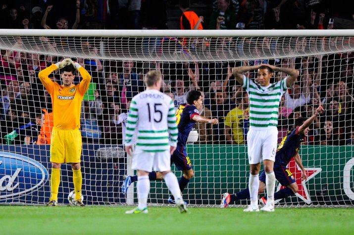 Jordi Alba, după golul victoriei cu Celtic