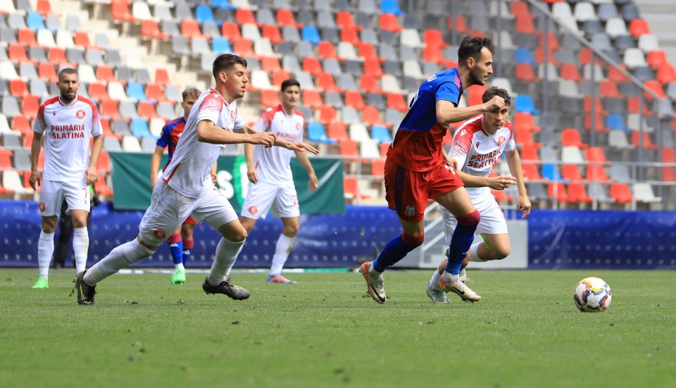 Steaua a terminat, pentru prima oară de când a promovat în Liga 2, în afara locurilor de play-off