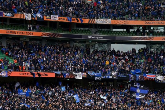 Atmosferă electrizantă înainte de Atalanta - Bayer Leverkusen, finala Europa League de la Dublin