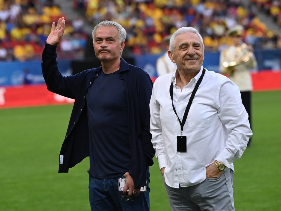 Mourinho, alături de Ioan Becali, pe Arena Națională