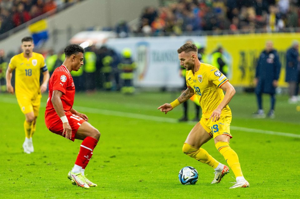 2 goluri în 9 meciuri a strâns Denis Drăguș în tricoul României