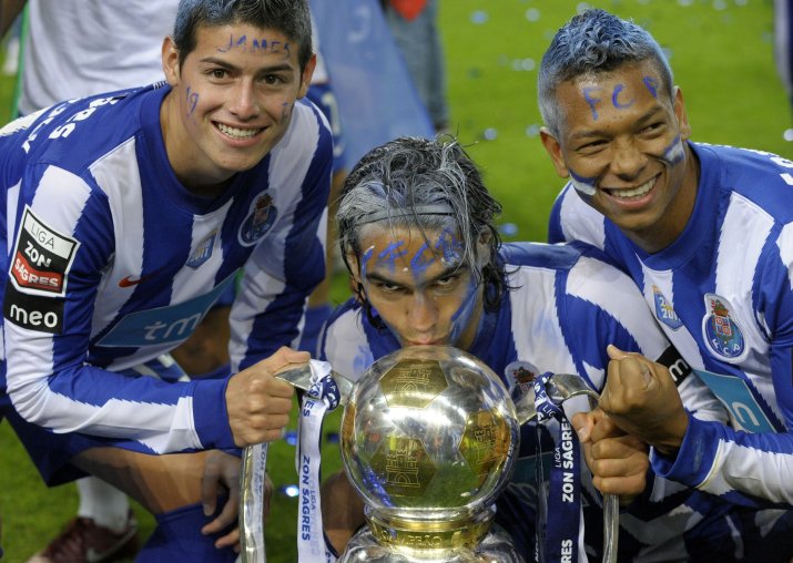 Guarin, Falcao și Rodriguez la Porto