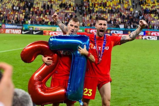 Ce număr va fi scris pe tricourile de campioni ale jucătorilor FCSB. Fanii CSA Steaua vor fi scoși din sărite