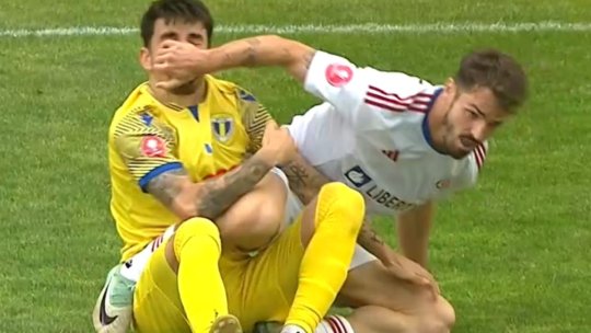 Fază controversată în Petrolul - Oțelul Galați. Meritau gălățenii cartonaș roșu? Ce decizie a luat Horia Mladinovici