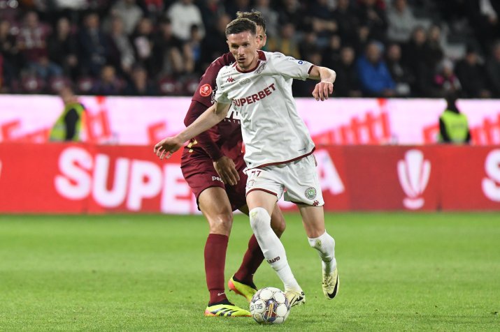 Krasniqi are 6 goluri în 15 meciuri jucate pentru Rapid, de la transferul său în Giulești