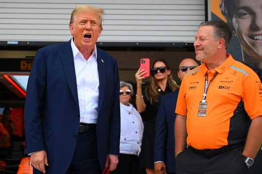 De ce s-a aflat Donald Trump în paddock-ul celor de la McLaren? Zak Brown, directorul echipei britanice: "Încercăm să evităm ca Formula 1 să devină un focar politic pentru diferite subiecte"