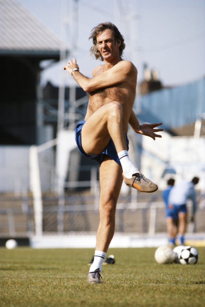 Menotti, în 1980, la un antrenament al naționalei Argentinei