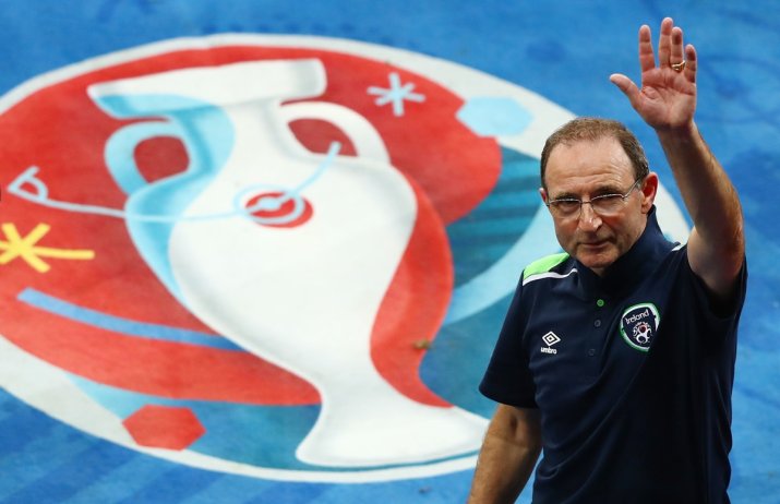 Martin O'Neill a fost selecționerul Irlandei la Euro 2016