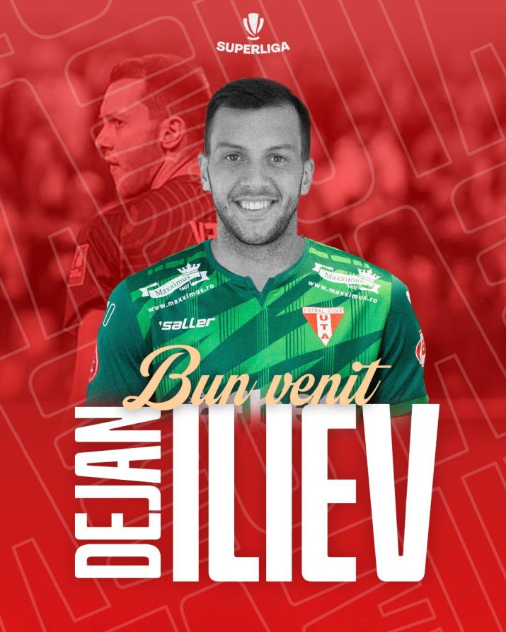 Dejan Iliev (29 de ani) a crescut la Academia lui Arsenal și a fost legitimat la "tunari" până în 2021