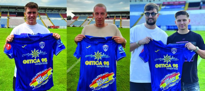 Al. Stan, Ișfan și Ion Gheorghe (de la stânga la dreapta) au fost prezentați oficial în aceeași zi