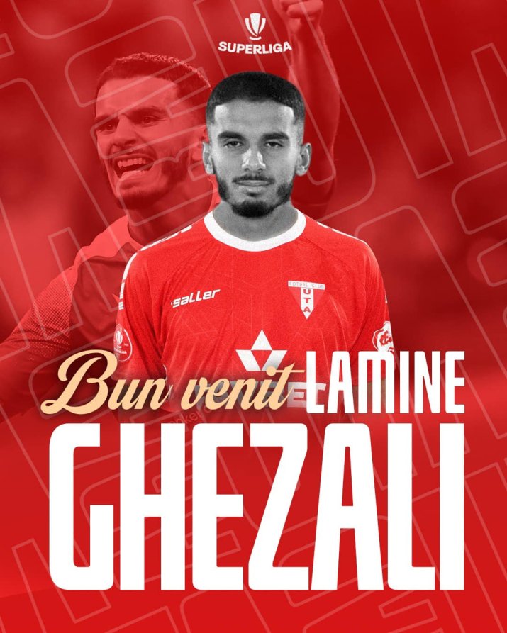 Ghezali (25 de ani) a mai evoluat în SuperLigă, la Dinamo, în perioada iulie 2023 - decembrie 2023
