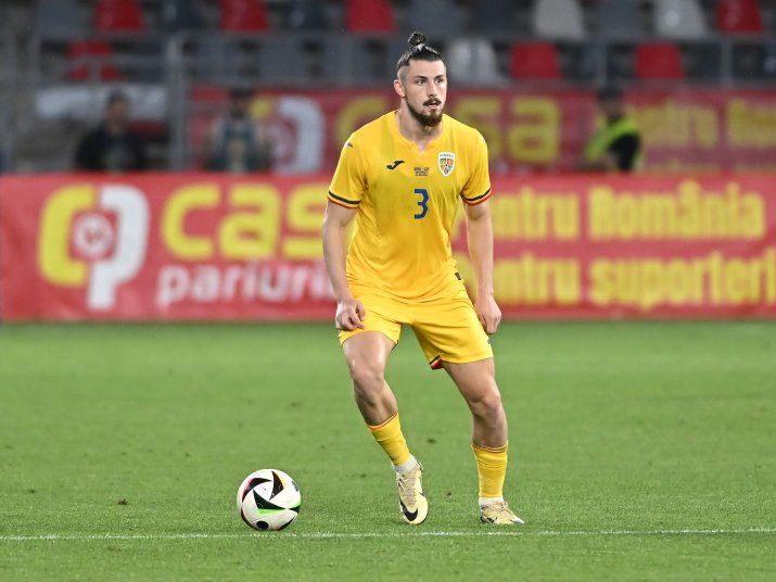 Radu Drăgușin a debutat la națională în 2022