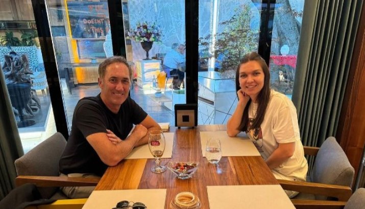 Simona Halep și Darren Cahill au luat masa împreună