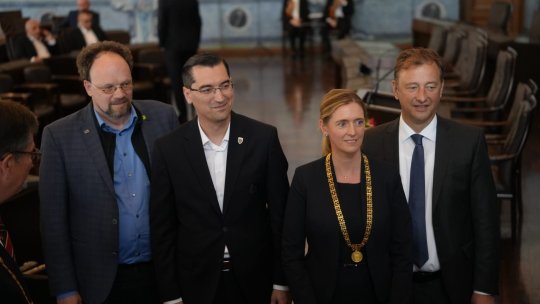 Eveniment de gală! Delegația FRF a fost invitată la Primăria din Wurzburg. Mesajul primit de Răzvan Burleanu