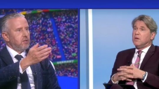 Primul "conflict" în studioul PRO TV. Răducioiu, pus la punct de Reghecampf