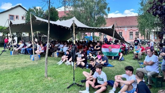 Cum au susținut-o suporterii din Sfântu Gheorghe și Miercurea Ciuc pe Ungaria la meciul cu Elveția. Ce partide de la Euro 2024 pot fi urmărite pe proiector în cele două orașe