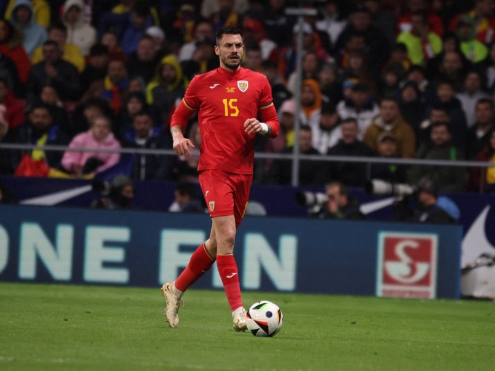 1 gol în 27 de meciuri a strâns Andrei Burcă în tricoul României