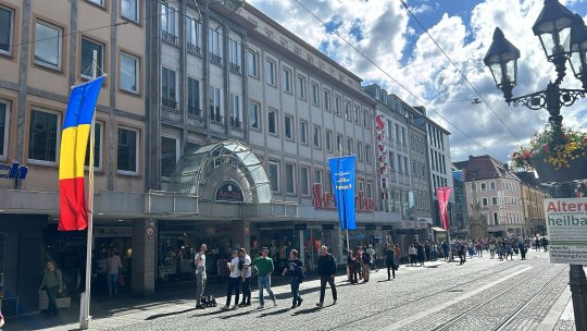 Unde a ”apărut” steagul României la Wurzburg. Tricolorul invadează Germania!