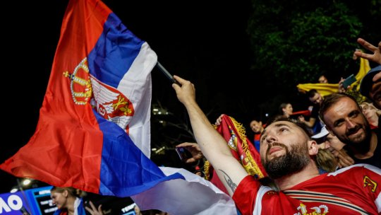 Serbia a ”punctat” prima, înainte de meciul cu Anglia. Cu ce s-au lăudat fanii sârbi după ce s-au încăierat cu enlgezii