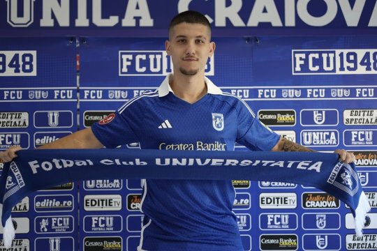 OFICIAL| FCU Craiova 1948 l-a transferat pe jucătorul dorit de Dinamo și UTA: ”Bine ai venit”