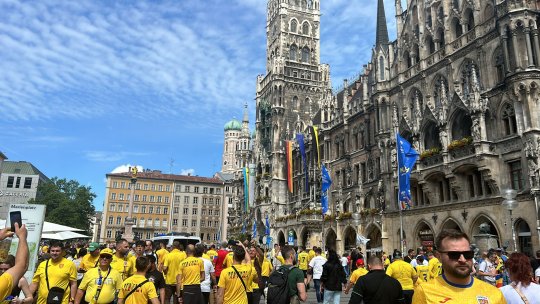 Românii fac legea la Munchen. Suporterii tricolorilor s-au instalat deja la puburile din centrul orașului înainte de a se îndrepta spre stadion
