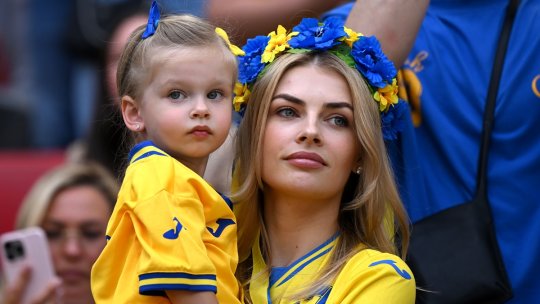 Românce V.S. ucrainence! Spectacolul oferit de fane pe arena din Munchen