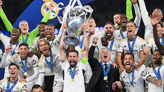 ”Fiesta” pe Wembley după al 15-lea triumf în Champions League al celor de la Real Madrid! Imagini de la sărbătoarea campioanei Europei