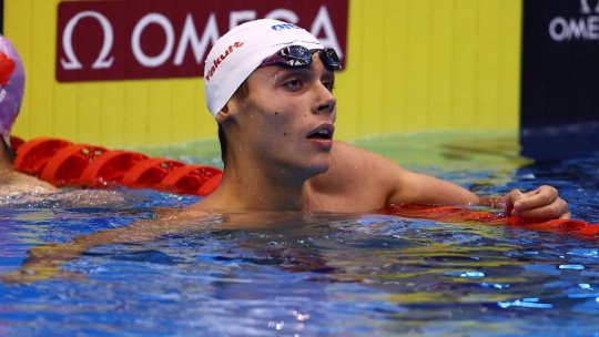 David Popovici, în finala la 200 m liber! A obținut cel mai bun timp în semifinala Campionatului European