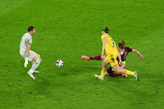 Eroare mare de arbitraj în România - Belgia. Cristi Balaj a dat verdictul: "Fault"