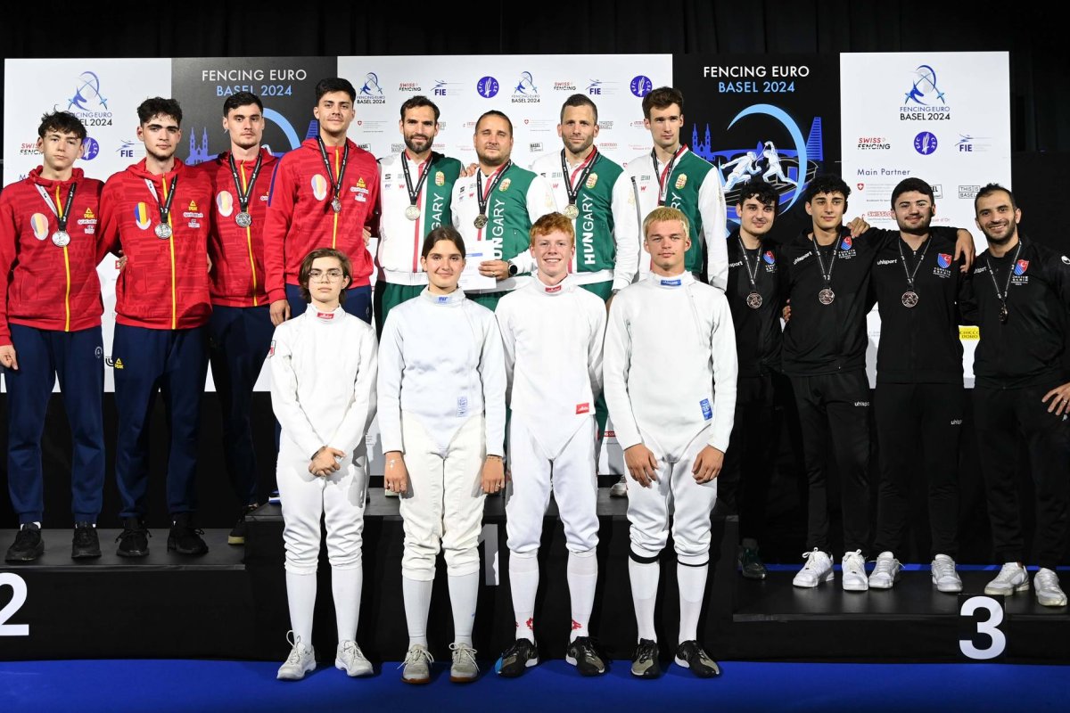 România, locul 3 la Campionatele Europene de scrimă