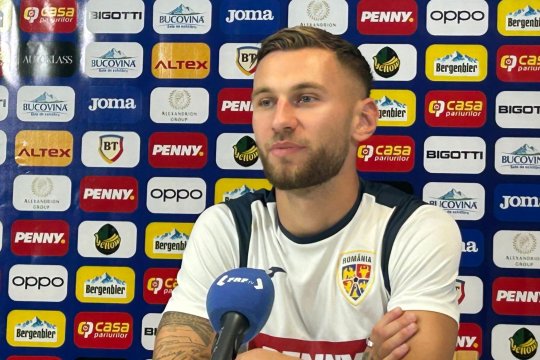 Drăguș, întrebat de un posibil "blat" la România - Slovacia. Atacantul tricolorilor a răspuns imediat