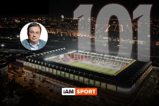 Reverența lui Marius Mitran în ziua în care Rapidul aniversează 101 ani: Nimic nu s-a întâmplat fără un sens astral la această echipă