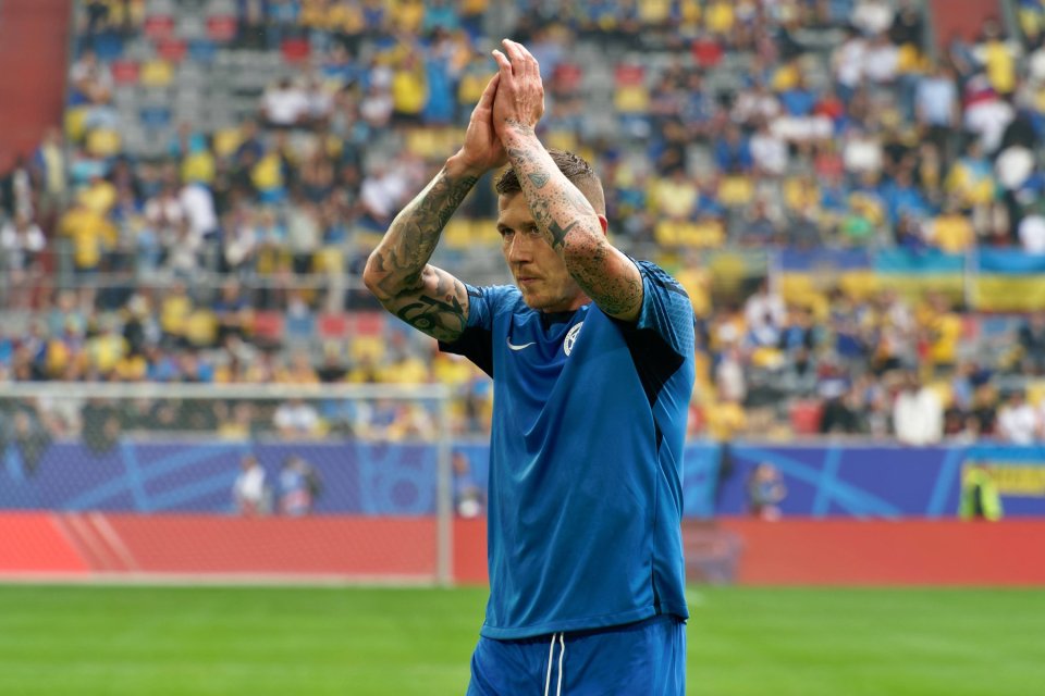 Juraj Kucka, jucătorul Slovaciei, înainte de meciul cu România